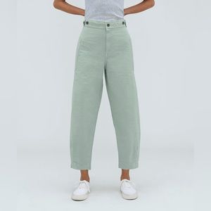 Everlane Fatigue Barrel Pant in Sea Glass - Size 14